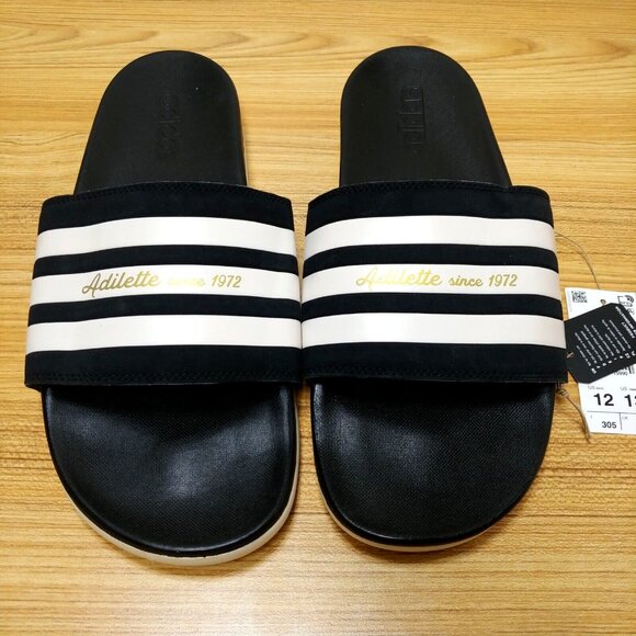 NWT adidas Adilette Comfort Slides 50th Anniversary - Picture 3 of 5
